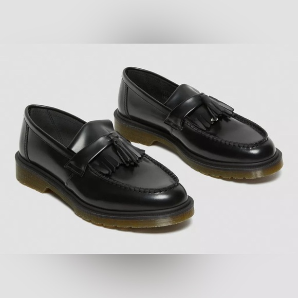 Dr.Martens Adrian Smooth Leather Tassel Loafers- Size 8 - Picture 1 of 8